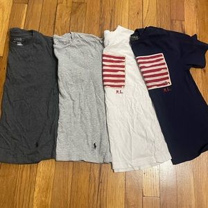 4 pk tshirt polo ralph lauren